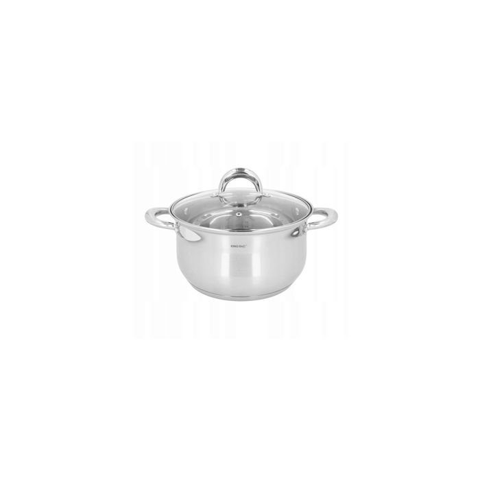 Set de 4 oale cu capac, inox, dimensiuni 16,18,20,24 cm, fund termic