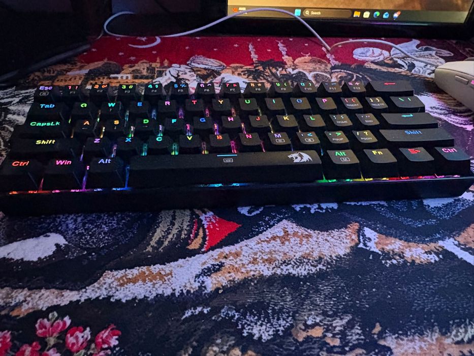 Tastaura Red dragon 61key mecanica switch rosii -k630rgb-1