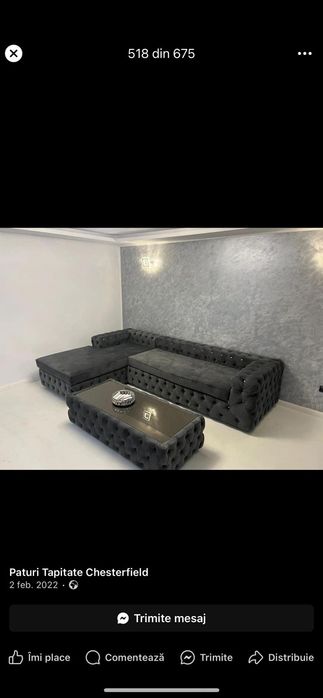 Tapițeria Denis Chesterfield