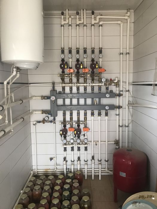 Отапление темірден пластиктен теплый пол