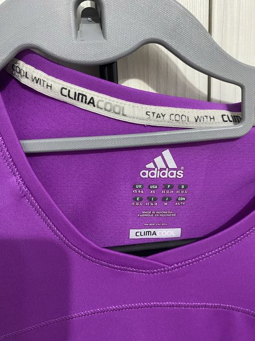 Colanți Nike Pro Dri-FIT Damă M+Tricou Adidas ClimaCool Damă XS – Mov