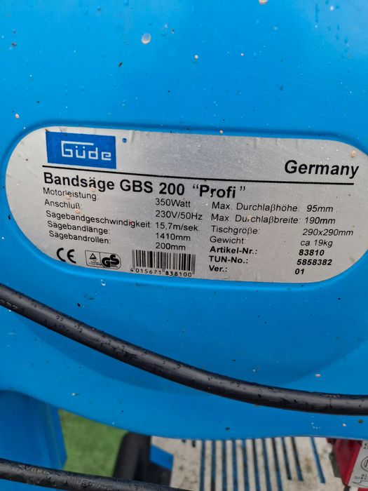 Банциг Gude GBS 200 -350 W