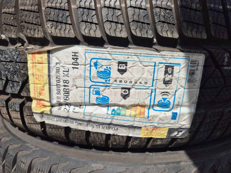 4 Anvelope de IARNA - 225/60/18 - PIRELLI Sottozero OEM BMW * - NOU - DOT 2018 !