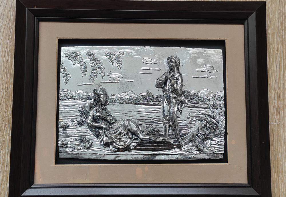 3D Картинa сребърна