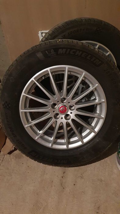 Jante originale JAGUAR F-PACE R18 cu cauciucuri vară noi Michelin 2019