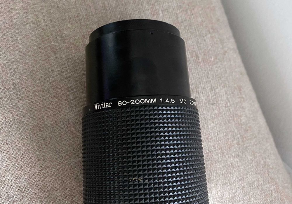 Obiectiv teleobiectiv Vivitar 80-200mm f4.5 MC montura Pentax colectie
