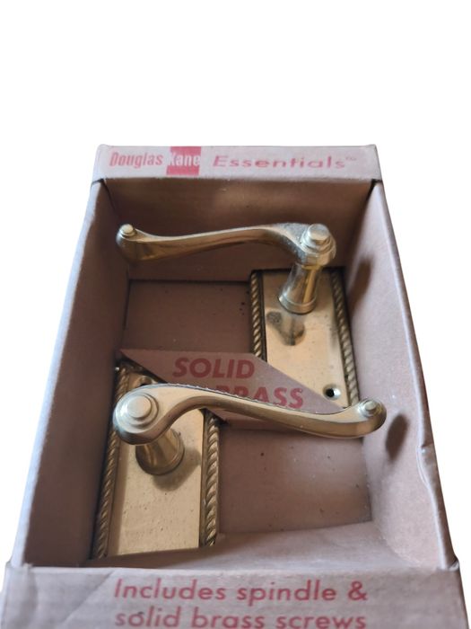 Set mânere ușă din alamă