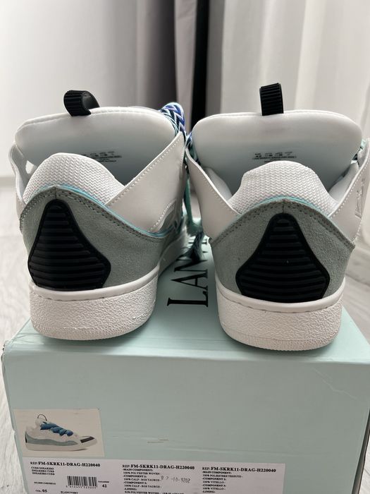 Lanvin Curb White/ Blue 42