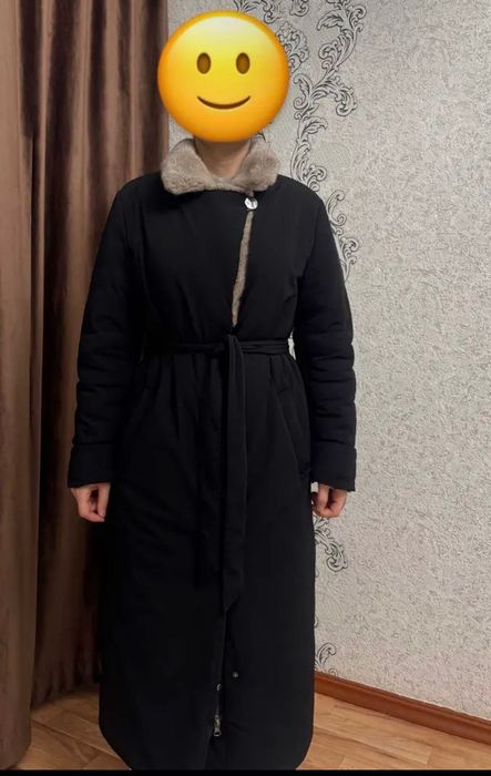 Куртка зима, ворот норка