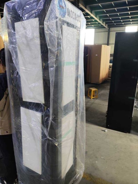 Vitrină verticală îngustă LED 190 cm răcire ventilată