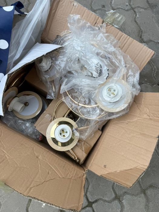 Новая люстра с 6 кружками