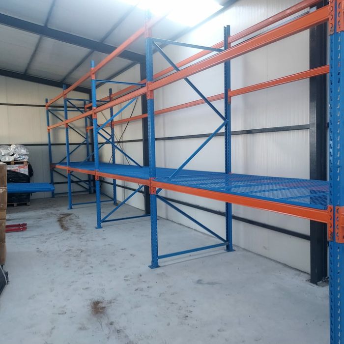 Rafturi metalice, premium reglabile
Depozitare manuala
Depozit paleti