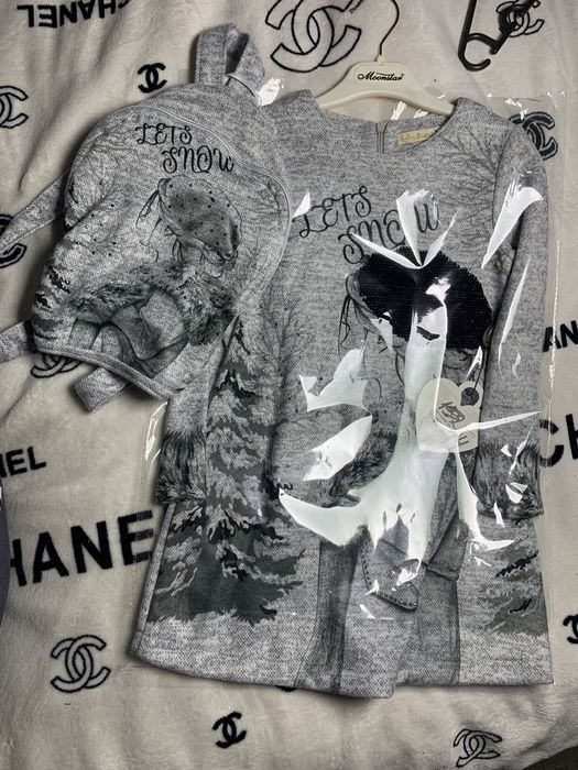 туники, кофты с лосинами, платья для девочек