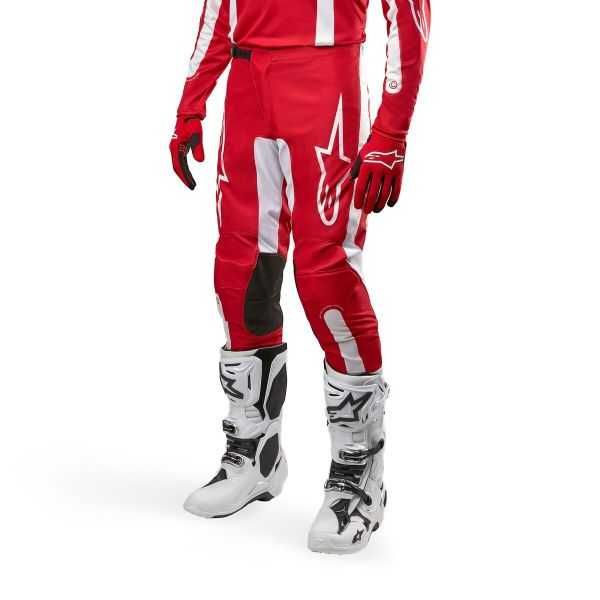 Мотокрос панталон  брич мотор ALPINESTARS Fluid Corsa red/white