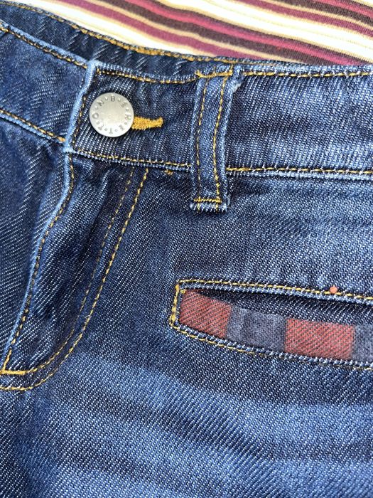 Детски дънки за момиче  Benetton с подарък