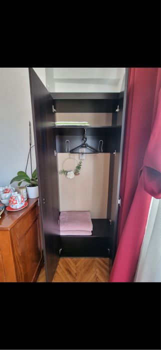Dulap wenge cu doua usi si oglinzi