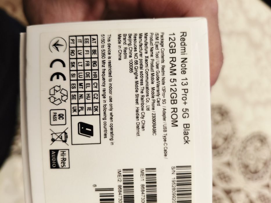 Redmi Note 13 pro + 5 g 512gb