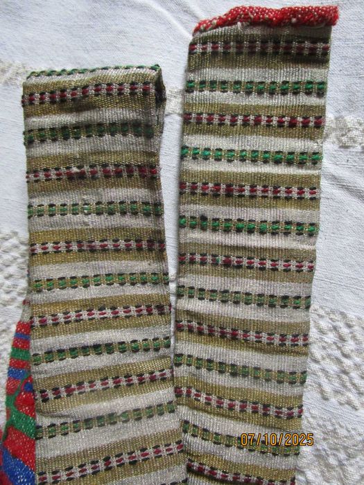 Автентичен сърмен колан за кюстендилска празнична носия