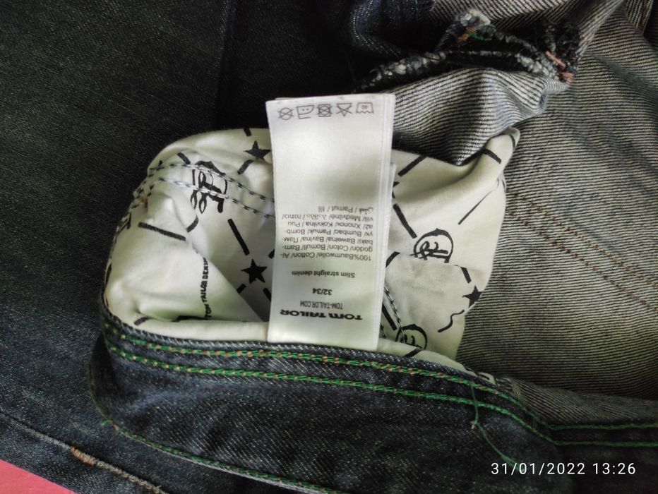 Мъжки дънки Tom Tailor, H&M у Staff jeans, размер 32/34