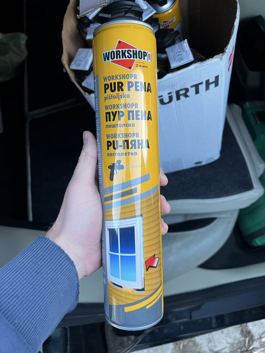 Монтажна пяна Wurth 21бр налични