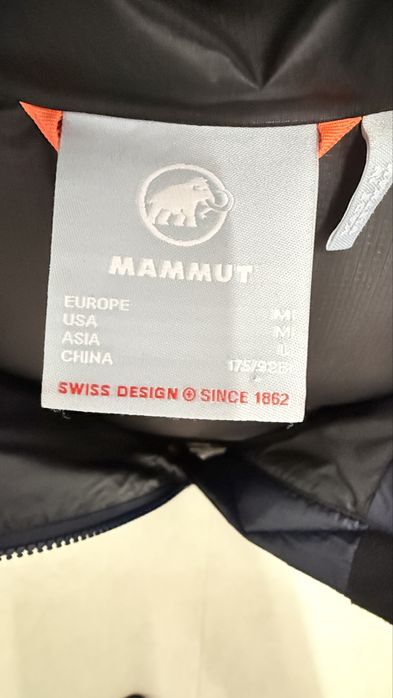 Продам пуховик Mammut оригинал пух перо 100%