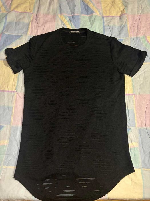 Мъжка Черна Тениска