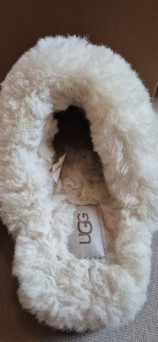 UGG Disquette Papuci din piele intoarsa cu captuseala din lana, 36