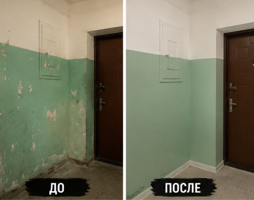 Ремонт квартир и подъездов.
