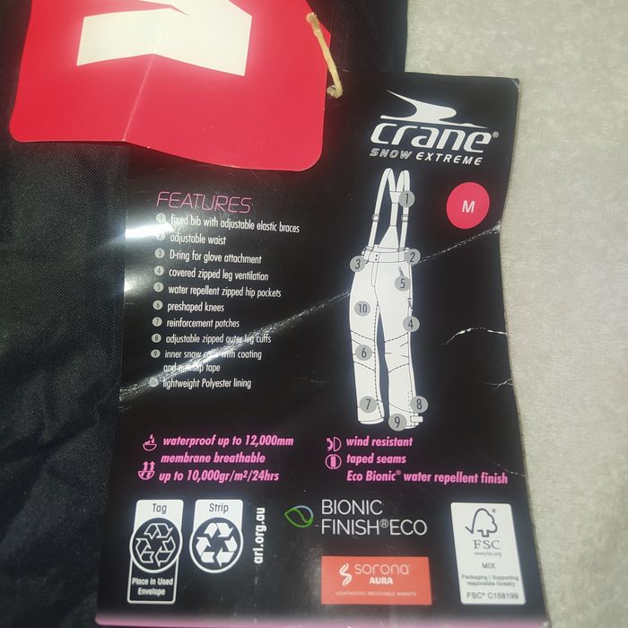 Нов дамски ски/сноуборд гащеризон Crane, разм.М