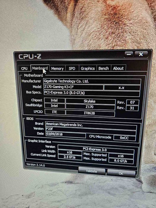 MB Gigabyte GA-170 - GAMING K3 + I5-6600K+Водно