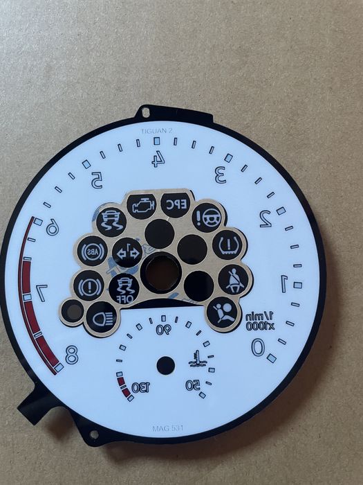 Километраж и обортомер на volkswagen tiguan ll-от мили в километри