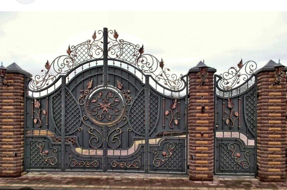 Изготовление металлических ворот, решеток