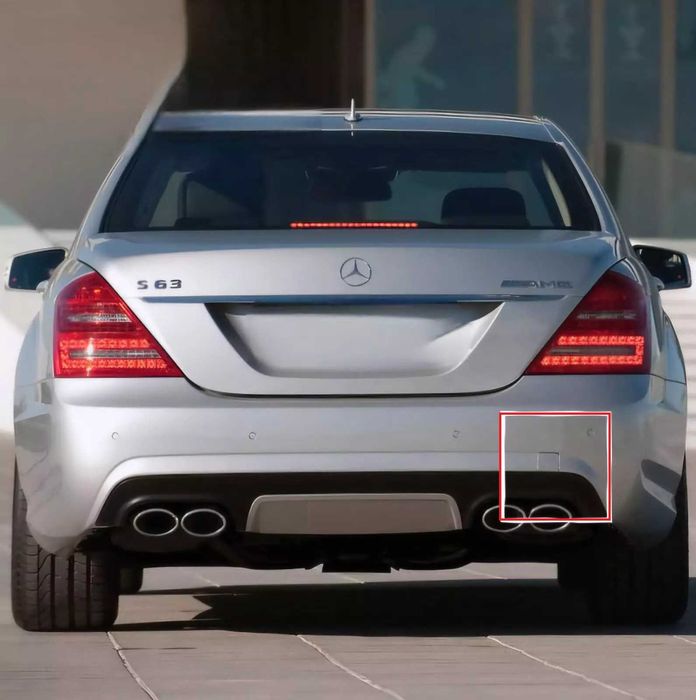 Капаче за Кука на Задна Броня за Mercedes W221 AMG (2006-2013) AMG