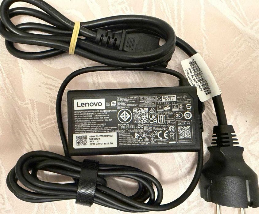 Incarcator original Lenovo  65W Watt (USB-C) ADLX65YDC3E