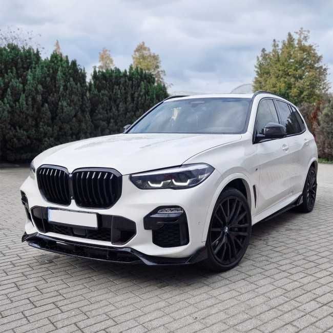 Prelungire Extensie Lip Bara Fata M BMW X5 G05 2018-2023, Negru Lucios