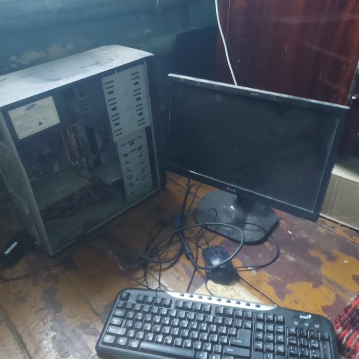 LG koppyuter klavatrya mishka ekaran prasesri bor