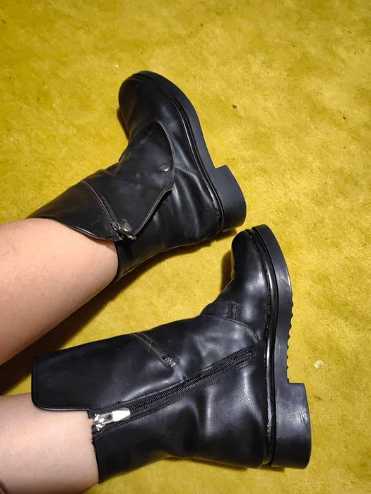 Боти casadei велур кожа