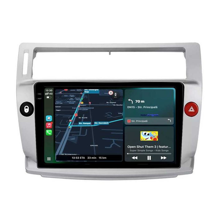 Navigatie Dedicata Citroen C4 (2004-2009), 9Inch, BT, WiFi, Carplay