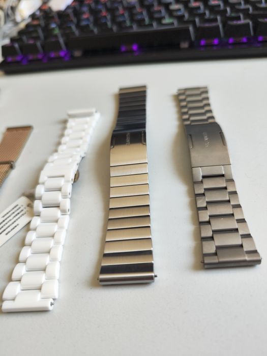 Curele originale ceas Huawei, Tinanium, Milanese, Ceramic, Inox