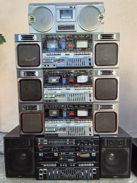 Boombox касетофони Sharp Hitachi Lasonic  / бартер /