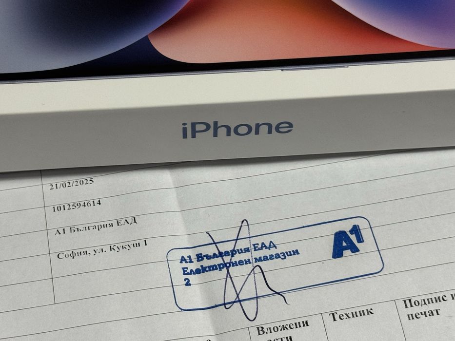 ***89% 128GB iPhone 14 A1 Гаранция 2027г. Blue / Син