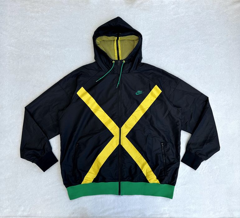 Мъжка ветровка Nike Sportswear (Jamaica 2008) - размер XXL, Отлично състояние (Разделяща се на две)