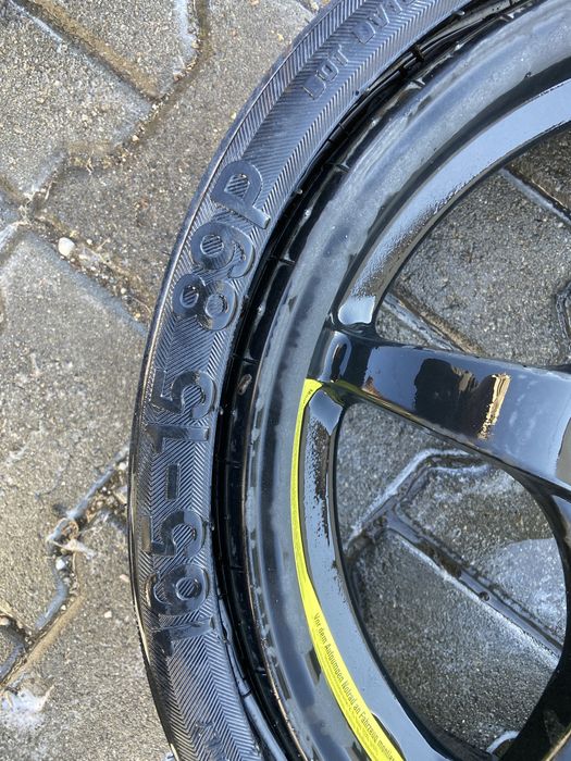 Патерица -резервна бандажна джанта с гума Мерцедес 15 цола