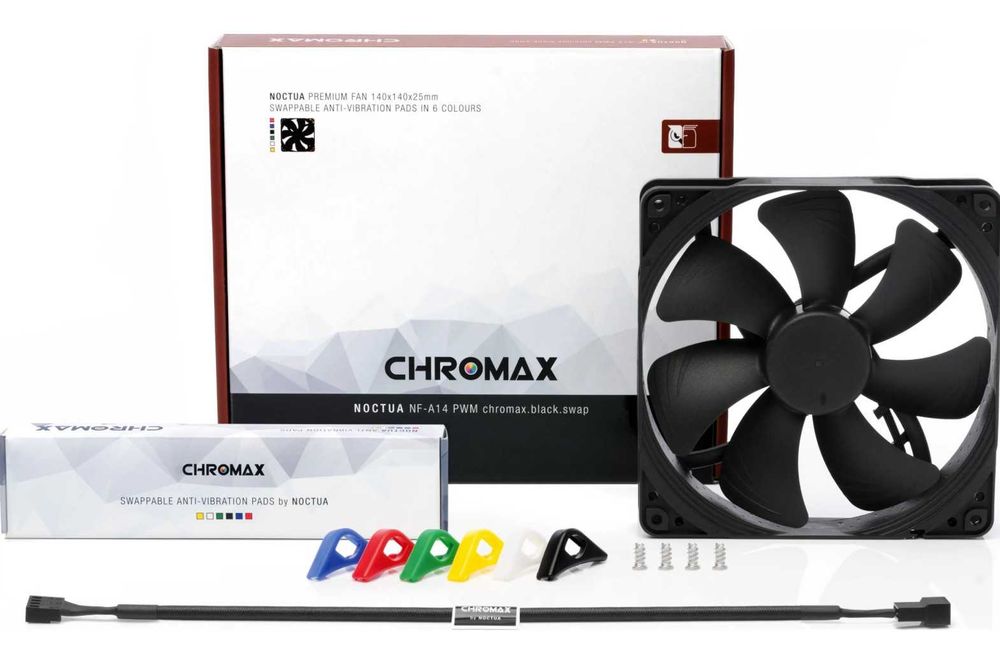 Вентиляторы Noctua 140mm NF-A140 PWM Chromax 2ШТ