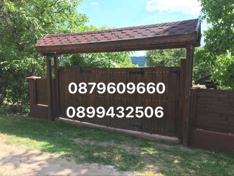 Изграждане на всякакъв вид навеси Козирки гаражи тераси барбекюта. Кач