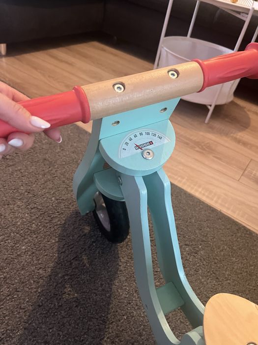 Bicicleta lemn fara pedale