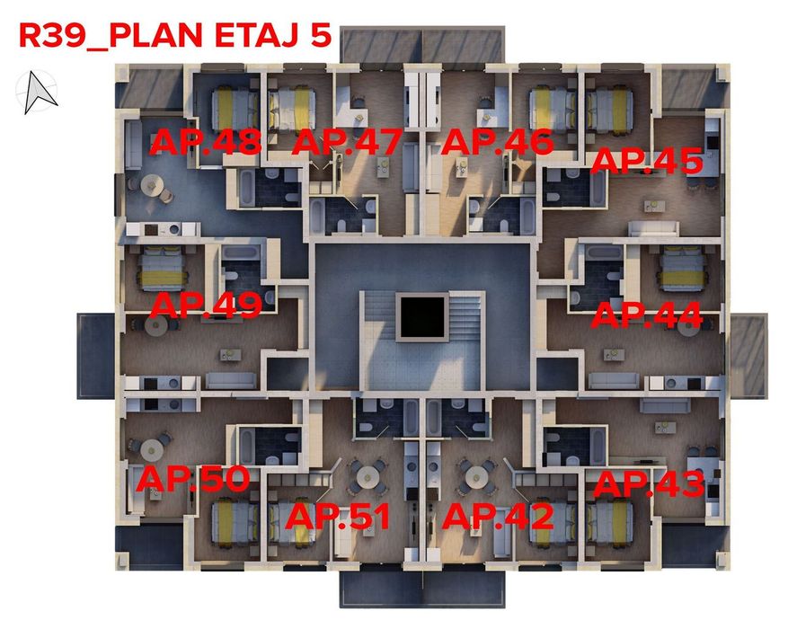 Apartament în bloc nou - Comision 0%