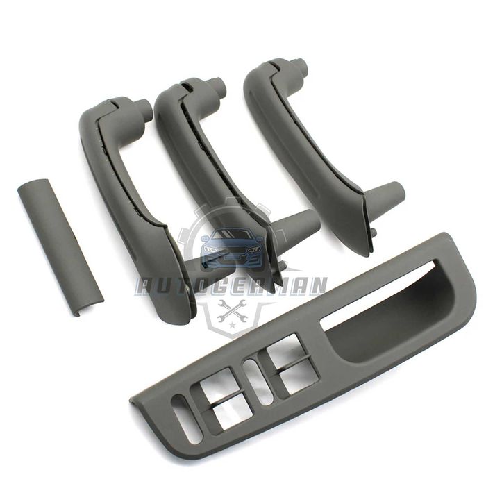 Golf 4 Jetta Bora пълен комплект вътрешни дръжки с 4 ел стъкла сиво