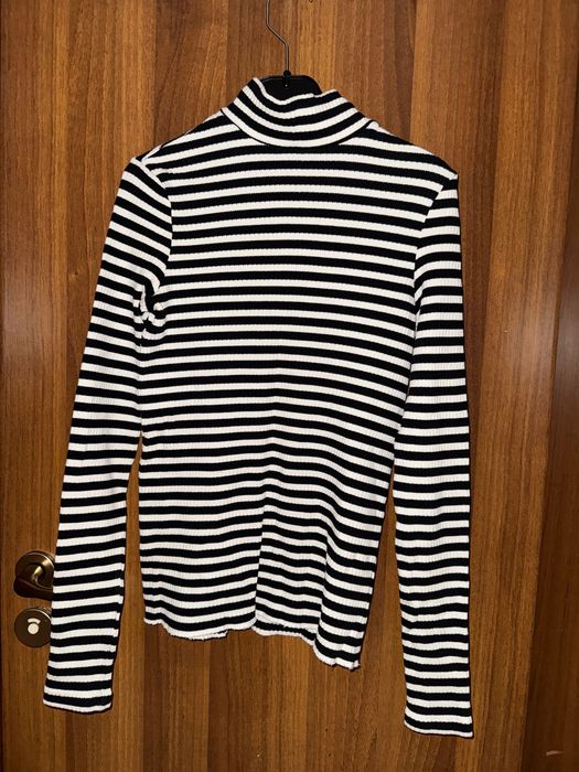 Блуза с поло яка massimo dutti