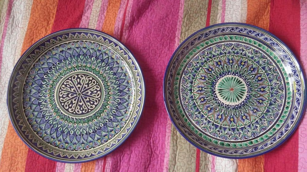 Узбекская тарелка Ляган.